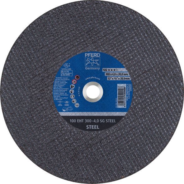 Cut Off Disc 300x4.0x20 HiSpeed SG Steel Pferd