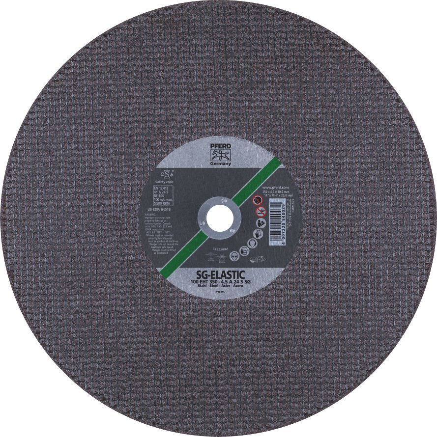 Cut Off Disc 350x4.5x20 HiSpeed SG Steel Pferd