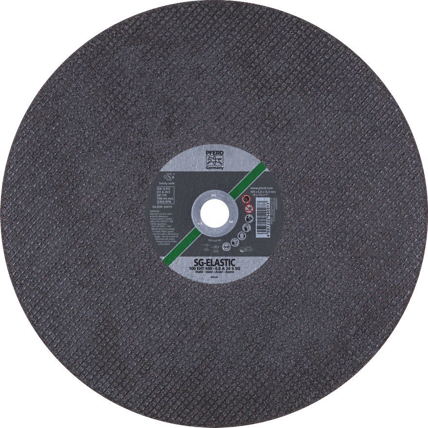 Cut Off Disc 400x4.8x25 HiSpeed SG Steel Pferd