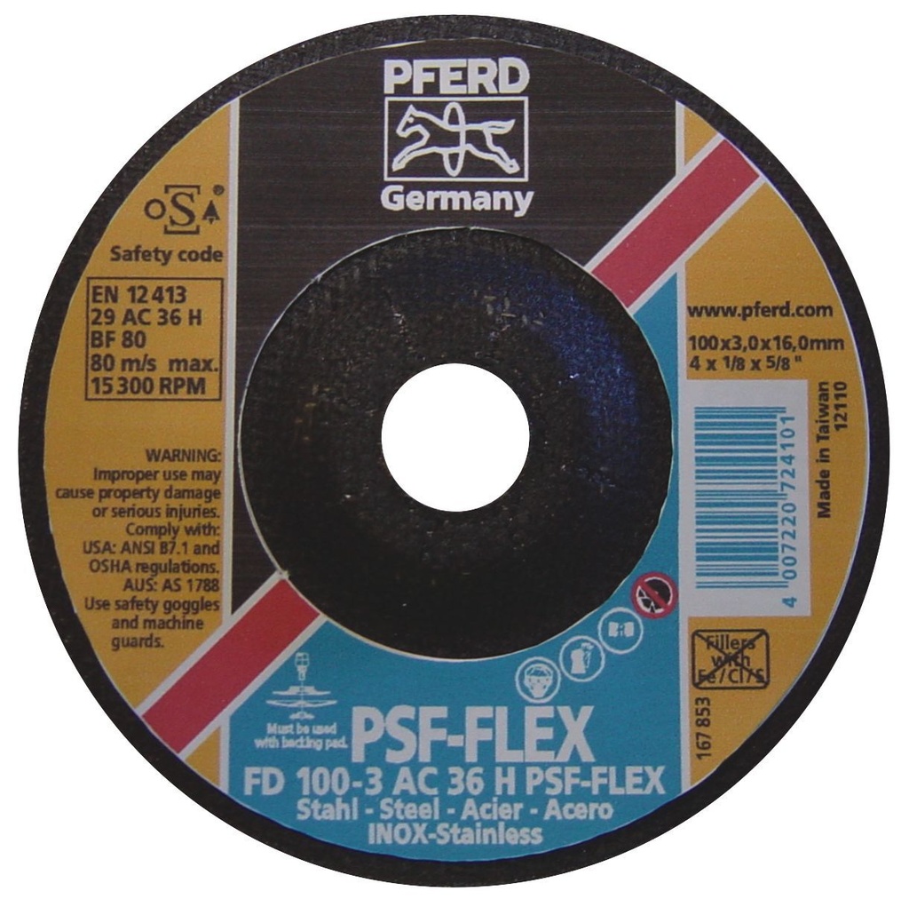 Flexible Blending Disc 125x3.0x22mm AC46 Pferd
