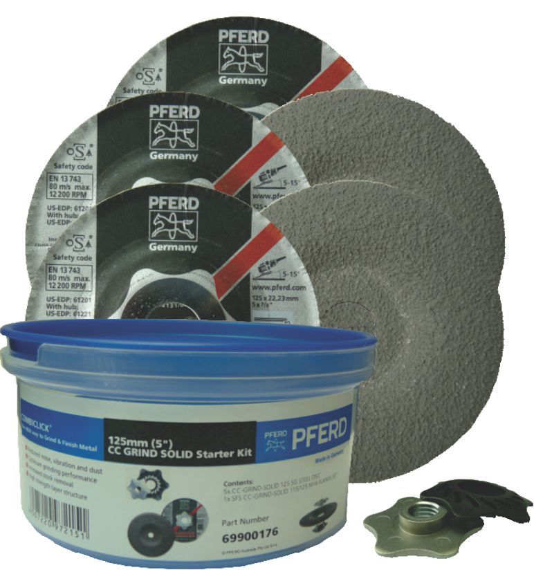CombiclickDisc  Starter Kit 125mm Pferd