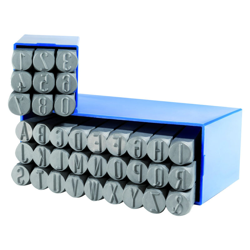 Letter Punch Set 5.0mm A-Z Precision