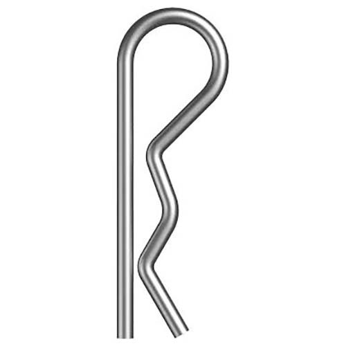 R Clip 2mm Zinc