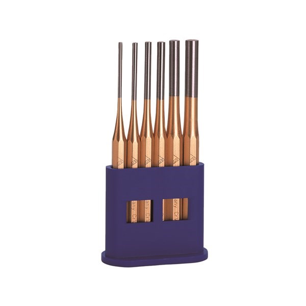 Pin Punch Set 3.0-10.0mm 6pc 150mm Rennsteig