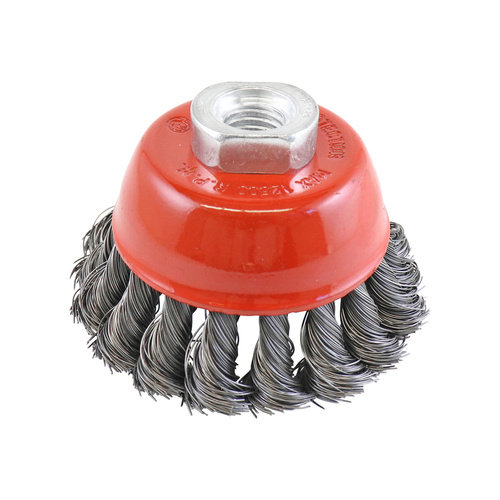 Cup Brush Twist 75mm Steel M10