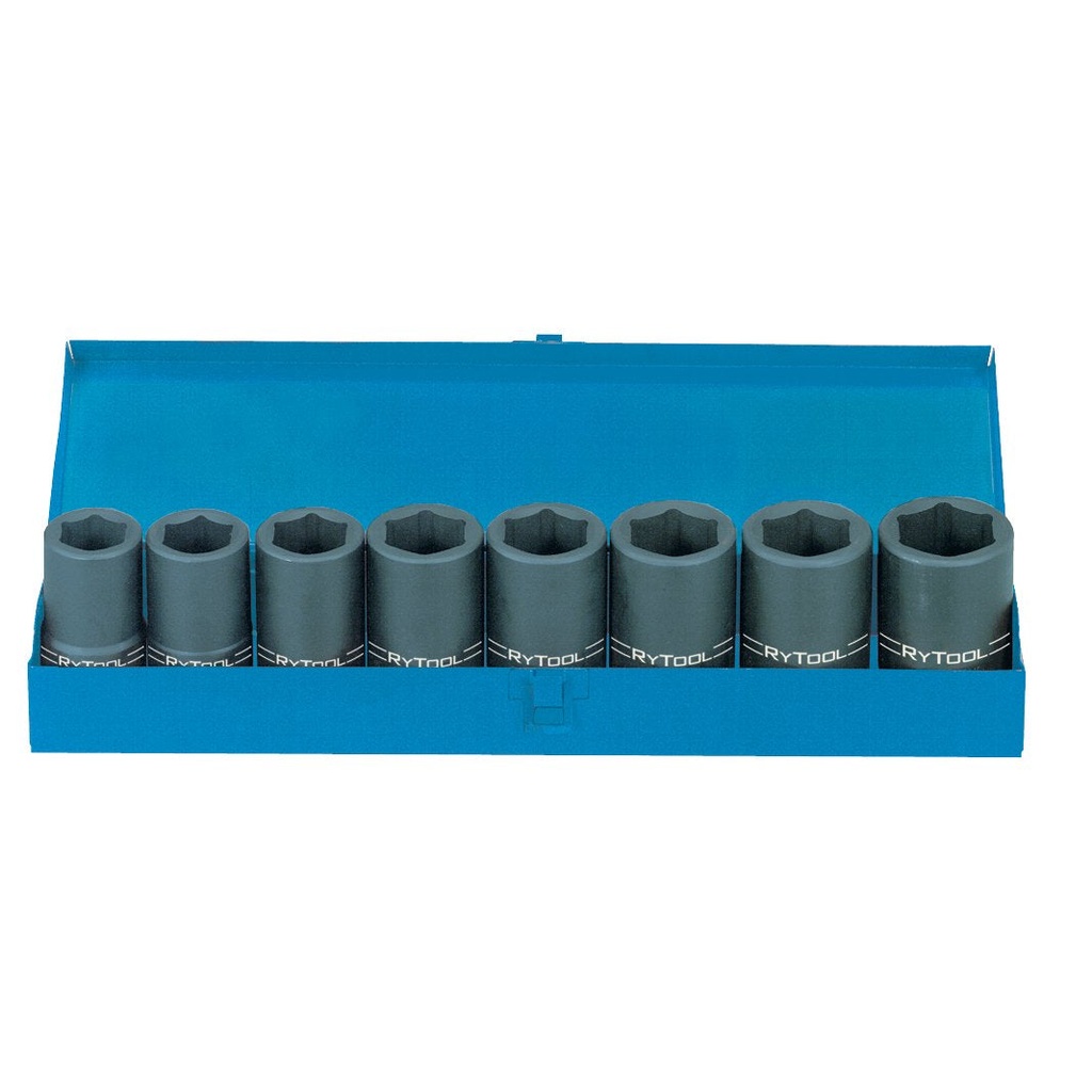 Impact Socket Set 3/4dr Deep Rytool
