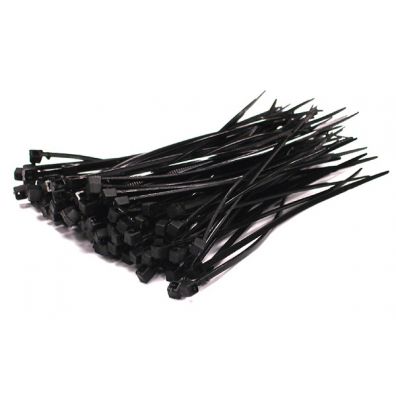 Cable Tie 160x4.8mm Black 100pk Selco