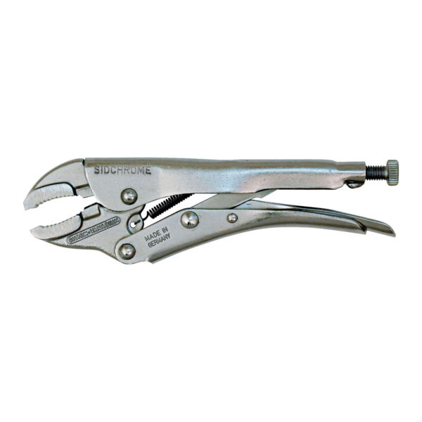 Locking Plier Curved Jaw 180mm Sidchrome