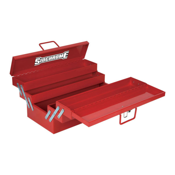 Tool Box Cantilever 5 Tray Metal Red Sidchrome