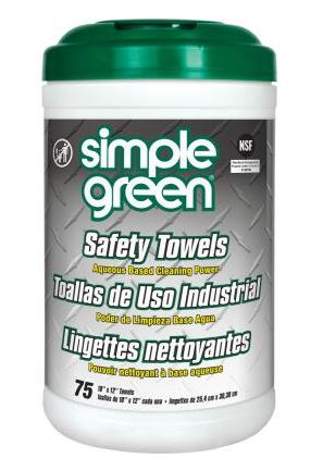Towel Safety 75pk Simple Green