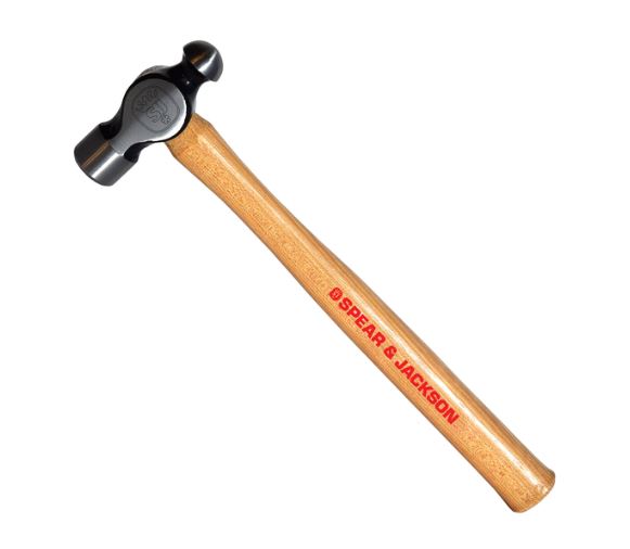 Ball Pein Hammer 340g (12oz) Wooden S&J