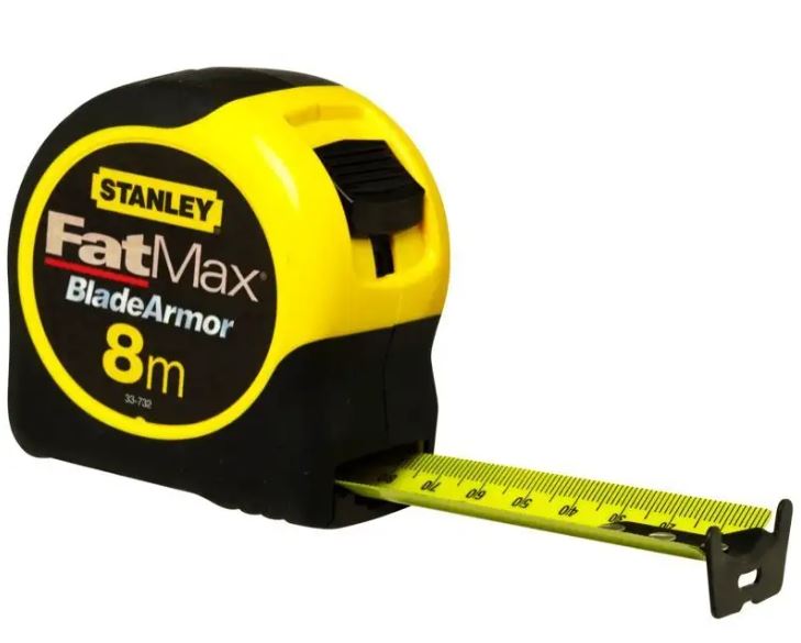 Tape Measure 8m Magnetic Blade Armour Stanley