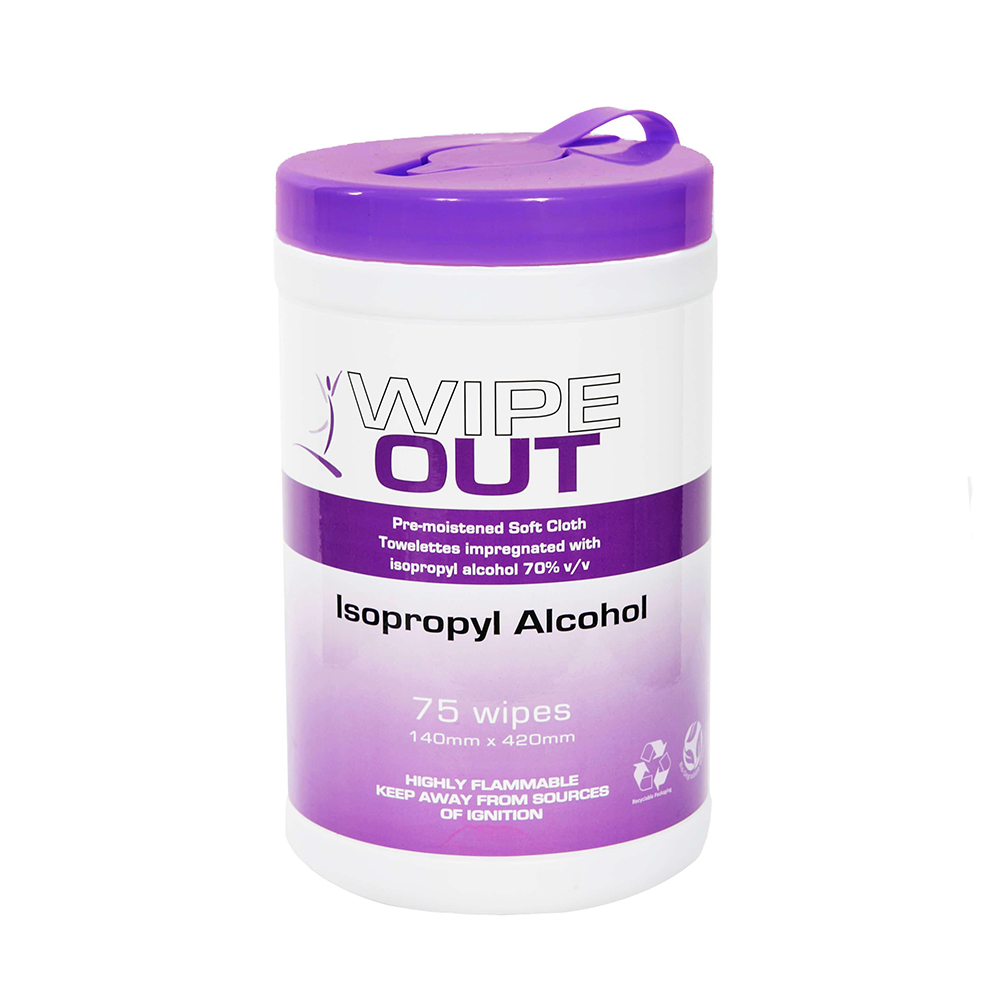 Wipes Isopropyl Alcohol WipeOut