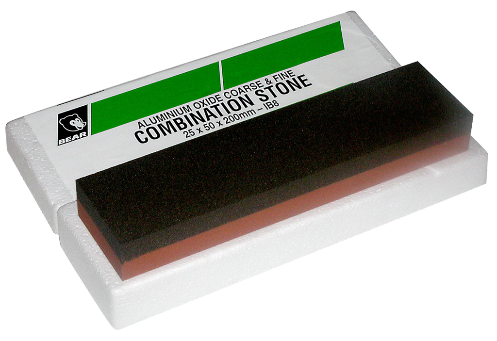 Combination Oil Stone 25x50x200mm Alox Oil Filled