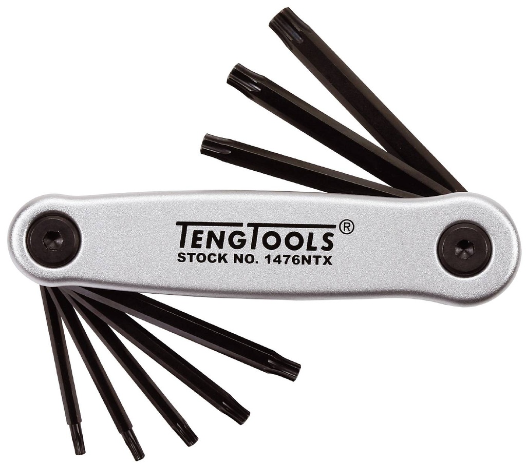 Key Wrench Set Fold Up Torx 7pc Teng