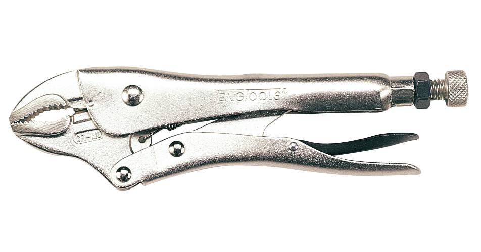 Locking Plier Curved Jaw 100mm Wire Cut Teng