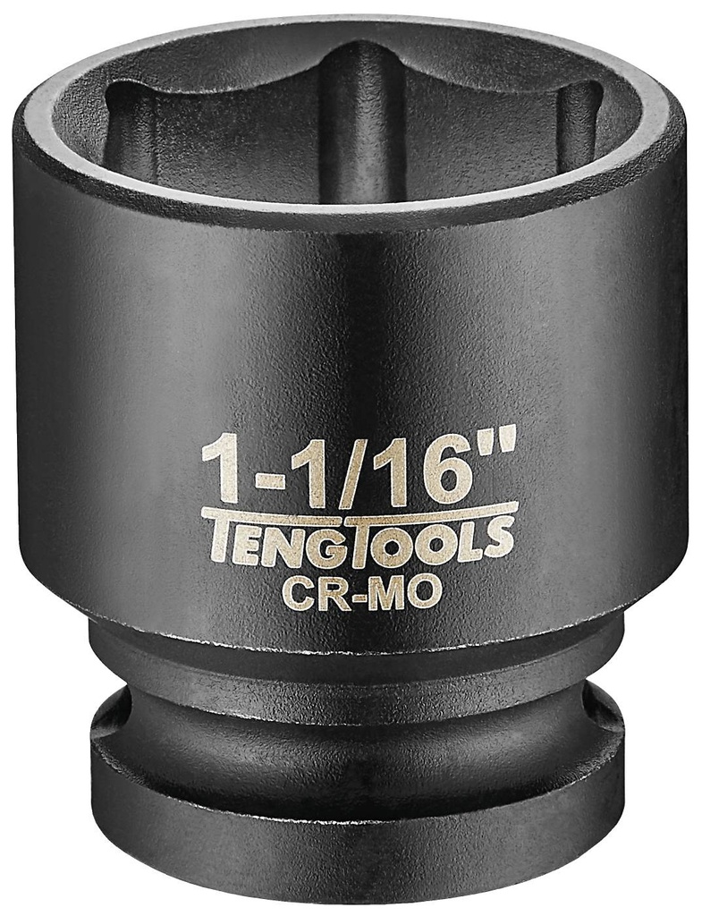 Impact Socket 1/2" 1/2dr Teng