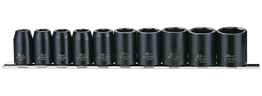 Impact Socket Set 3/8dr 8pc Teng