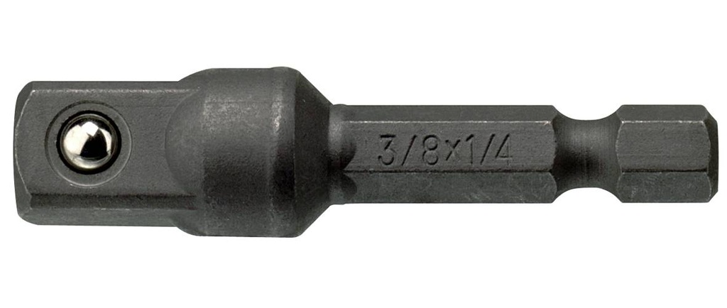 Hex to Socket Adaptor 1/4dr x1/4"Hex 50mm Teng