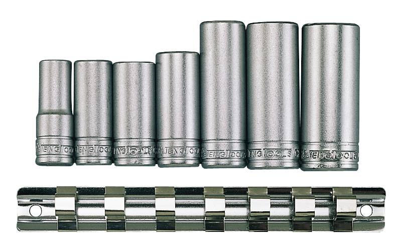 Socket Set 3/8dr Deep 7pc Teng