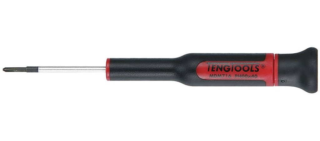 Screw Driver Phillips #0x40mm Precision Teng
