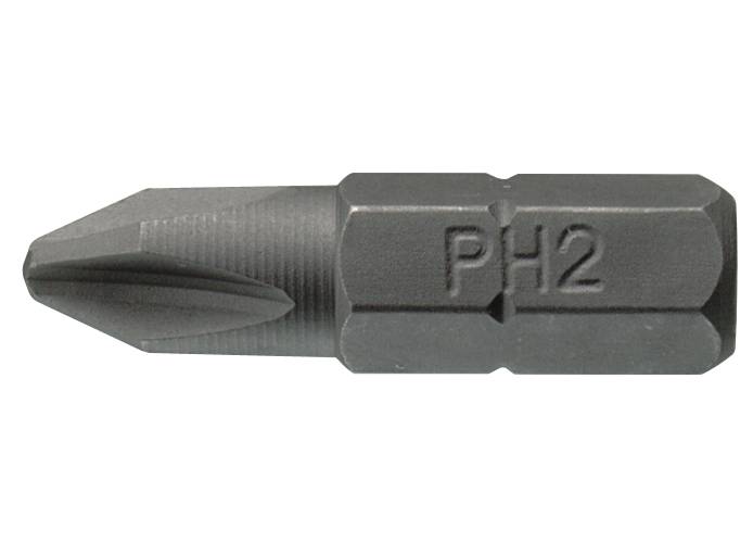 Phillips Drive Bit PH2x25mm Insert 3pk Teng