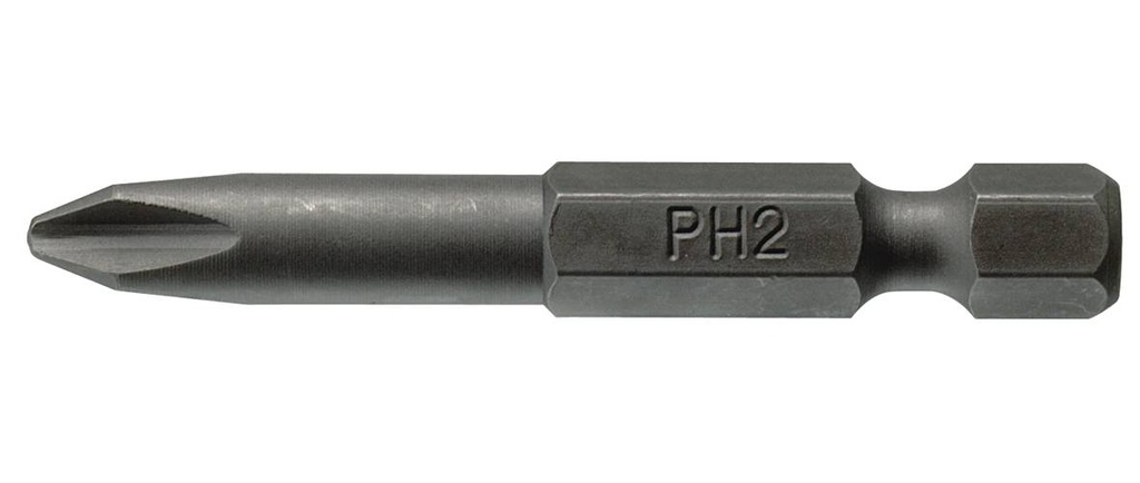 Phillips Drive Bit PH2x70mm Power 2pk Teng