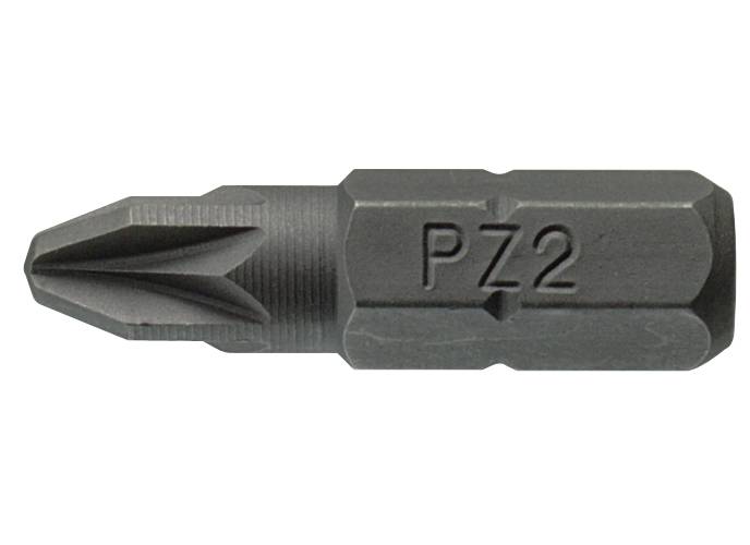 Pozi Drive Bit PZ1x25mm Insert 3pk Teng