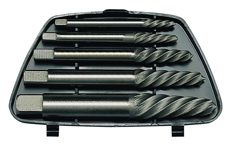 Screw Extractor Set Spiral 5pc Teng