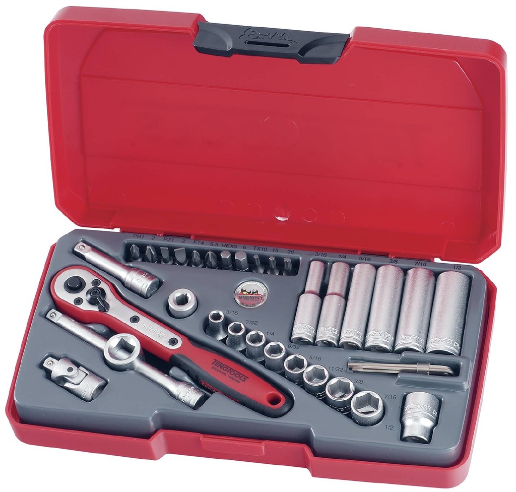 35 Pc1/4" Dr Tool AF Set Teng