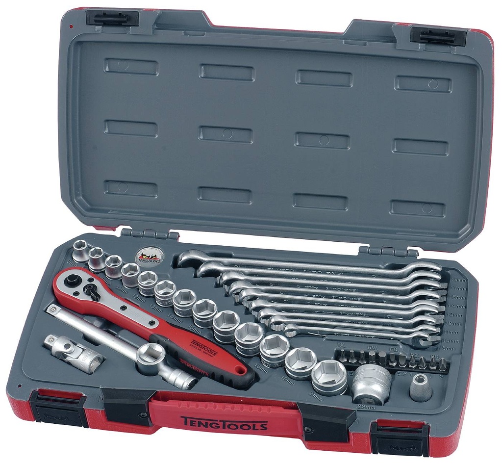 40  Pc 3/8" Dr Tool Set Teng