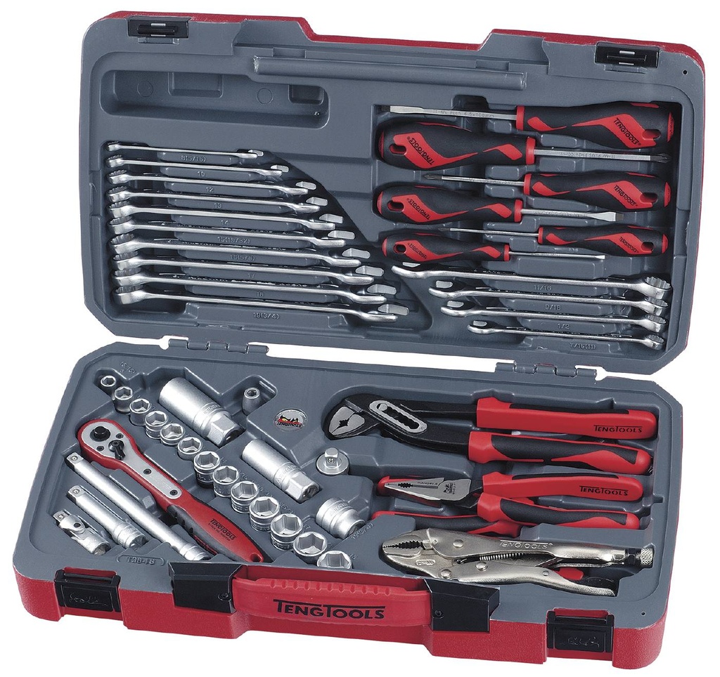 48 Pc 3/8" Dr Tool Set Teng