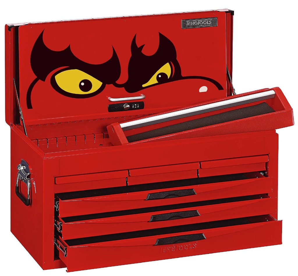 Tool Box Chest 6 Drawer 8 Series Red Teng