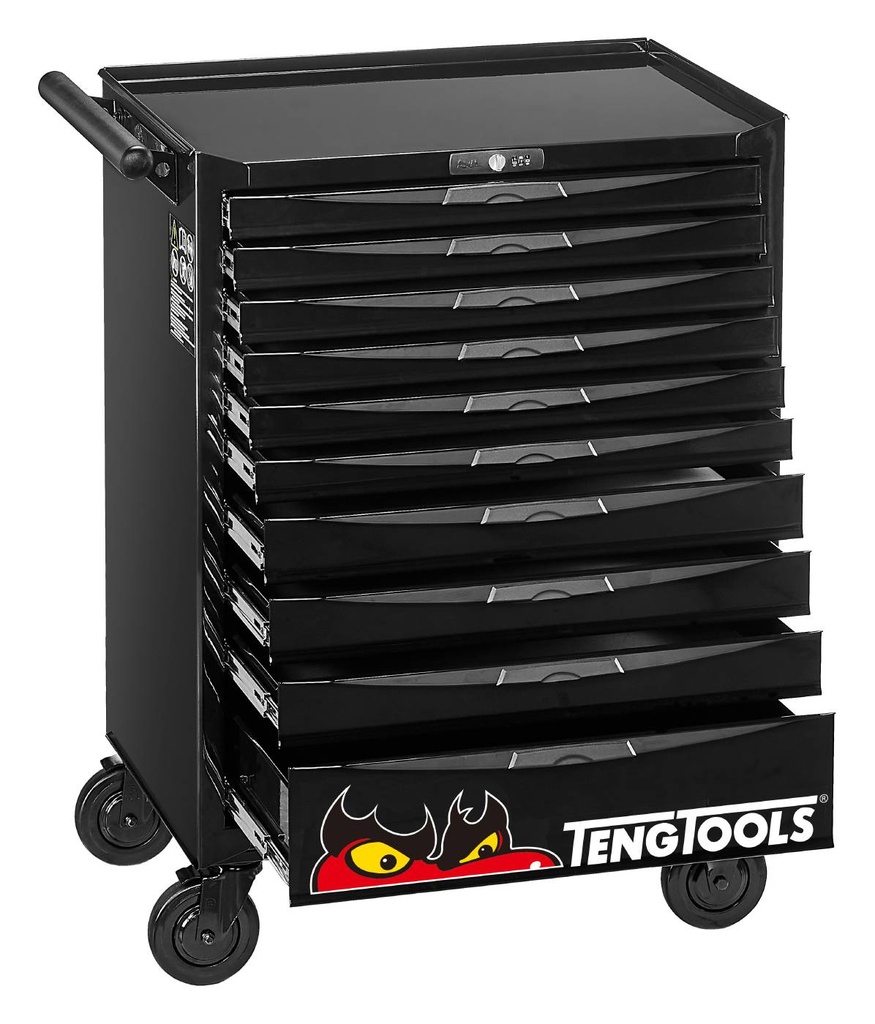 Tool Box Roll Cabinet 10 Drawer 8 Series Blk Teng