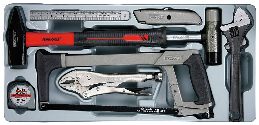 9 Pc General Tool Kit TC-Tray Teng