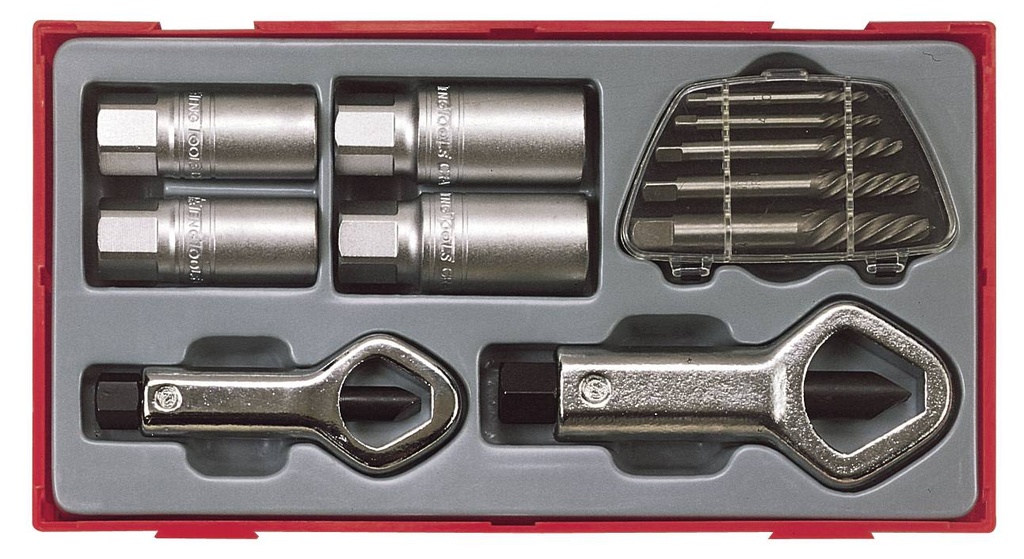 Stud Extractor Set 11pc Stud, Nut & Screw Teng