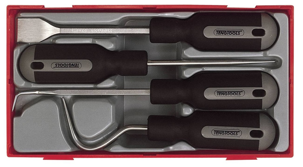 4 Pc Sraper Remover Set TC-Tray Teng