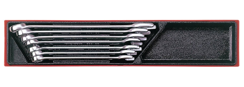 Combination Spanner Set 13/16-1 1/4" 7pc Tray Teng