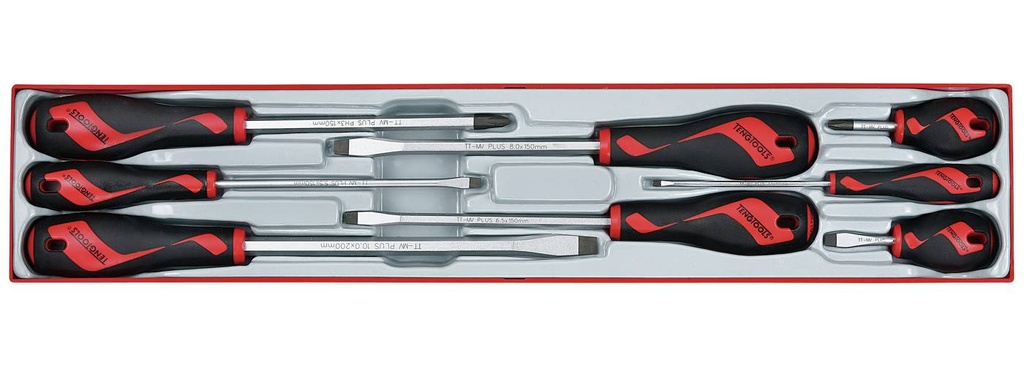 Screw Driver Set 8pc Tray Teng