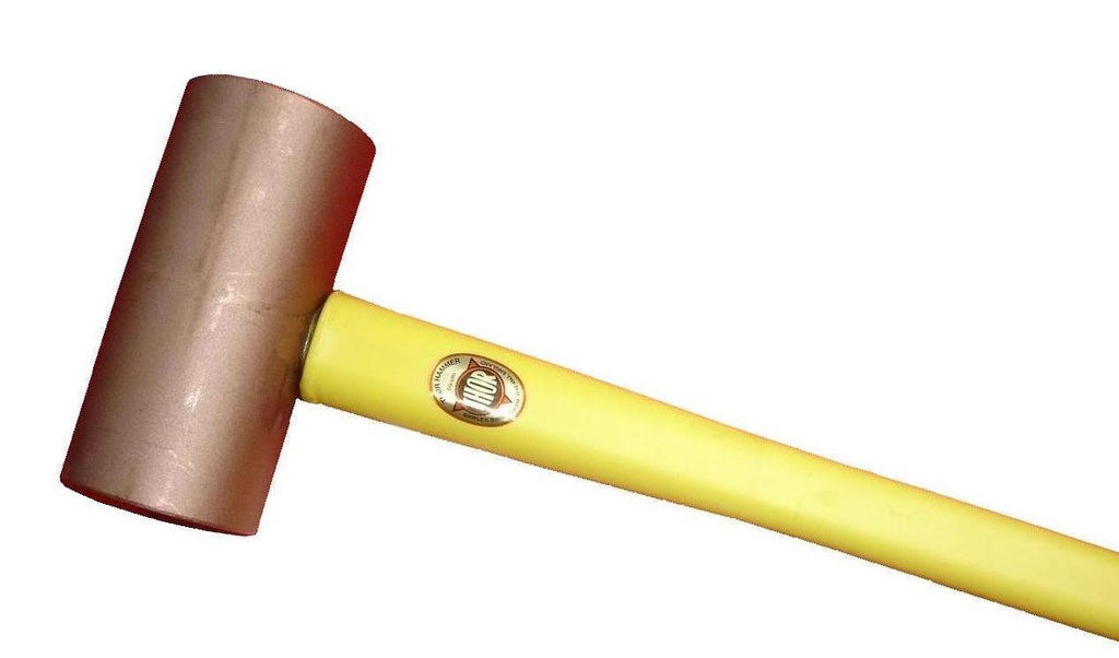 Copper Sledge Hammer 5200g (11.5lb) Fibregls Thor