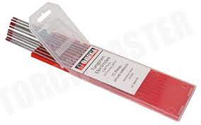 Tungsten Electrode Thoriated (SS) 2.4mm 10pk Red Torchmaster