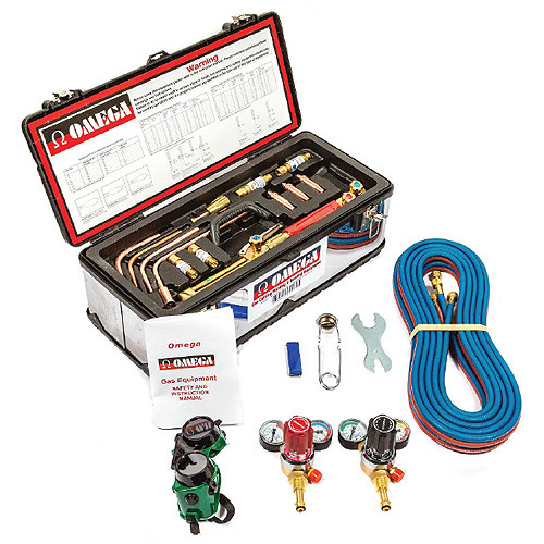 Gas Cutting & Welding Kit Oxy/Acet Omega Premium