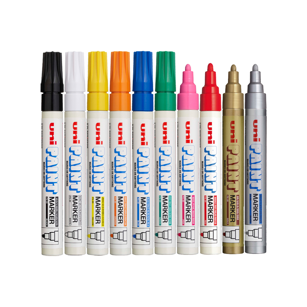 Marker Bullet Tip 2.8mm Tip Assorted UniPaint