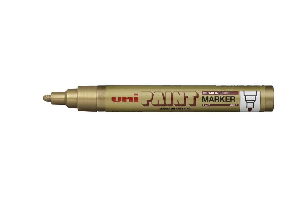 Marker Bullet Tip 2.8mm Tip Gold UniPaint
