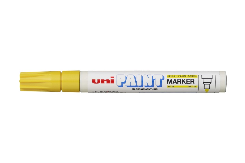Marker Bullet Tip 2.8mm Tip Yellow UniPaint