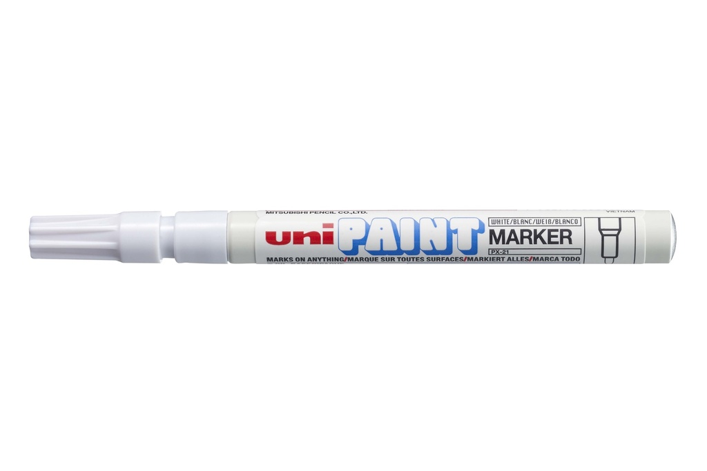 Marker Fine Tip 1.2mm Tip White UniPaint