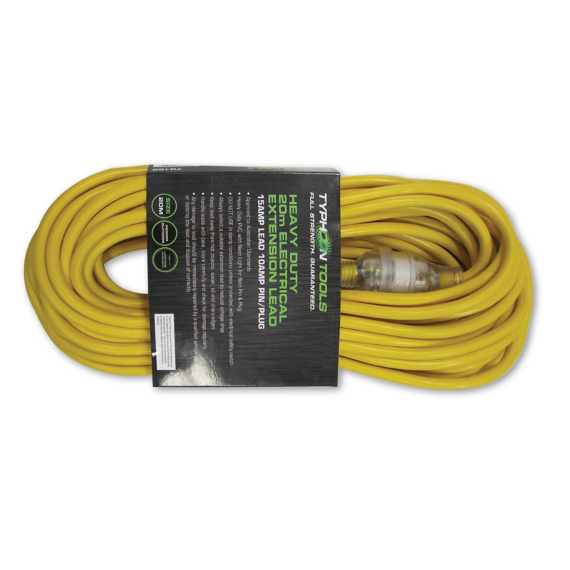 Extension Lead 20m HD 15A Cord Set 15A Cable