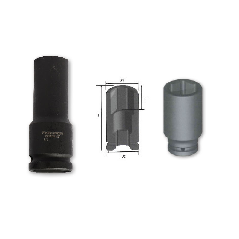 Deep Impact Socket 1" 1/2dr Typhoon