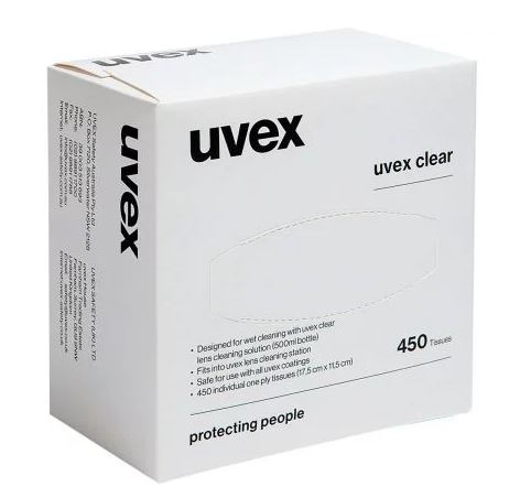 Cleaning Tissue Box 450pk Uvex