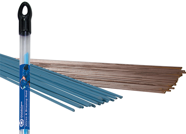 Filler Rod Gas 45% Silver Brazing Bare 1.6mm 5pk